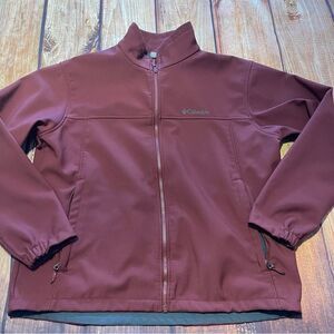 Columbia Mens Maroon Jacket Size XL Preowned
